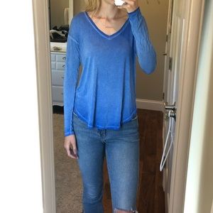 AE Soft and Sexy V-neck Long Sleeve Tee